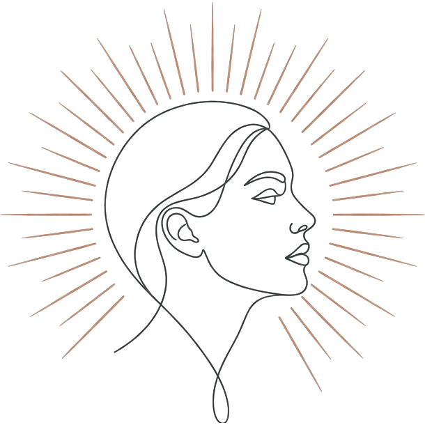 The Ageless Woman — radiant profile mark